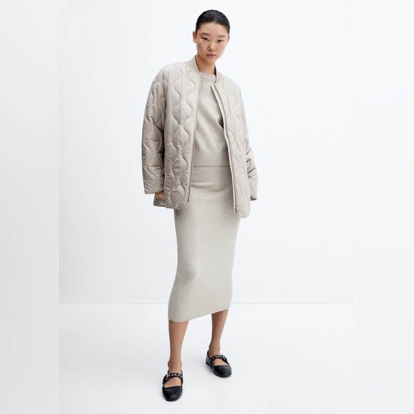 MANGO OVERSIZED WATERPROOF PADDED ANORAK - Picture 5 of 8